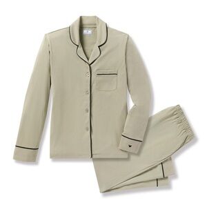 Petite Plume x Parachute | Women’s Pima Cotton Pajamas in Sage Green